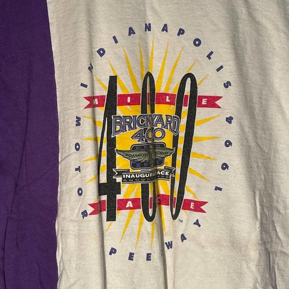 VTG‎ Logo 7 Brickyard 400 Inaugural Race 1994 Indianapolis Speedway Shirt Sz L - Picture 4 of 9